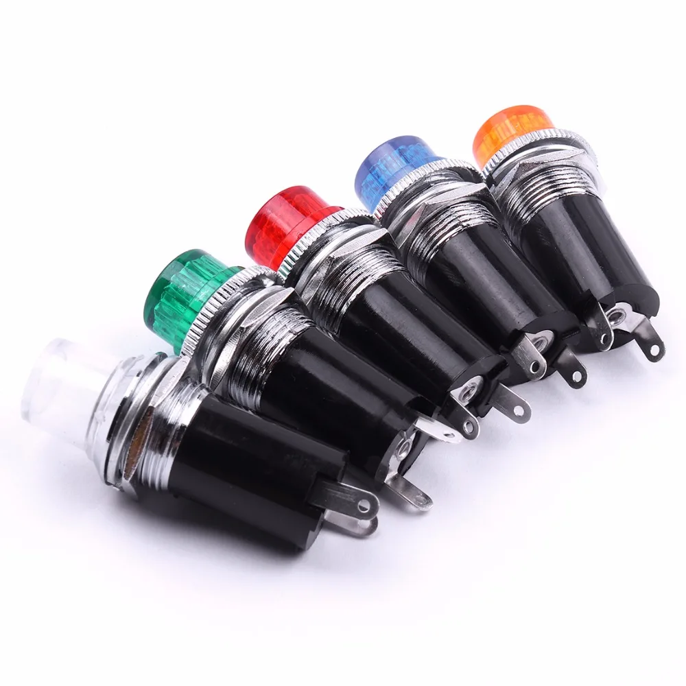 10PCS AC220V 10W DH16-HS LED Signal Light Indicator Light Red Green Yellow Blue White Color For Indicator Signals LED Lighting