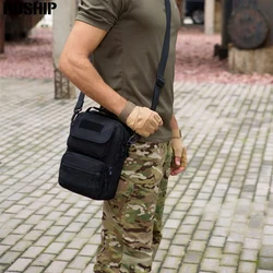 Tactical Hunting Military Messenger Bag, Travel Hike Handbags, Nylon Waterproof Man Crossbody Shoulder Bag, Outdoor Handbags