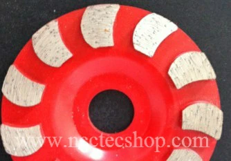 3.6'' FAN-shaped segment teeth Diamond grinding CUP wheel | 90mm turbo Concrete granite grind disk | FREE shipping