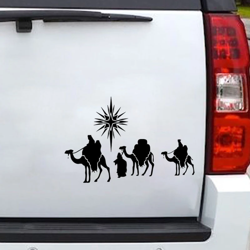 15*10cm Three Wise Men Religion Faith For Vinyl Car Wrap Car Window Truck Laptop Vinyl Decal Sticker