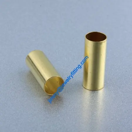 

Brass Tube Conntctors Tubes jewelry findings 6*15mm ship free 3000pcs copper tube Spacer beads