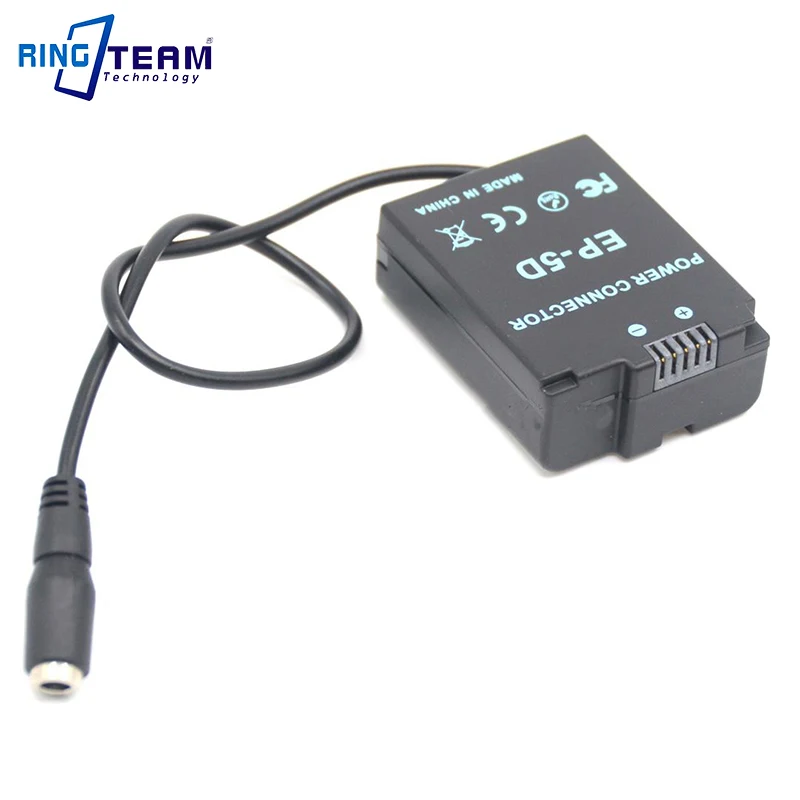 EN-EL21 Dummy Battery EP5D EP-5D DC Coupler Power Supply Connector for Nikon Camera 1 V2 1V2