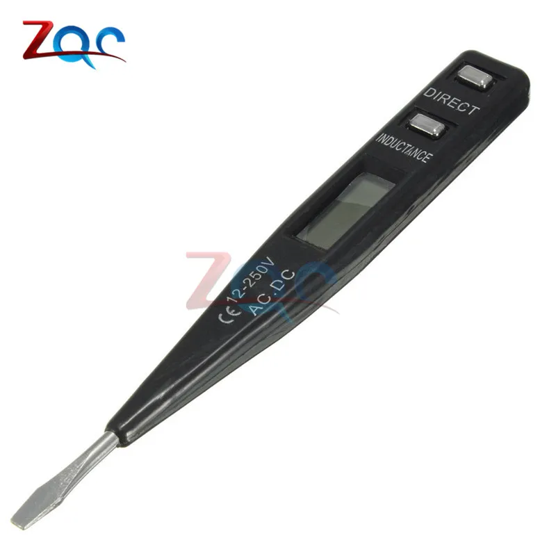 New Non-Contact LCD Electric AC/DC Voltage Alert Detector Tester Sensor Test Pen Red Black Yellow