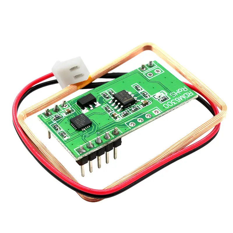 Glyduino New UART 125Khz EM4100 RFID Card Key ID Reader Module MCN RDM6300 (RDM630) for Arduino