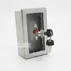 Surface mounted fire garage elevator shutter roller gate door sliding door access exit station button switch box