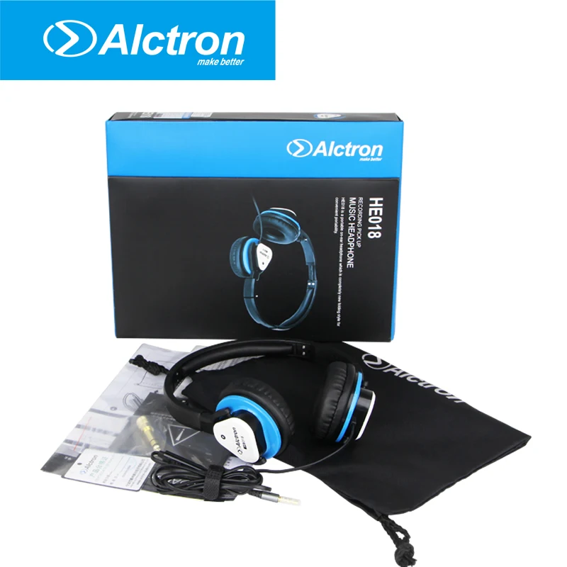 Alctron HE018 سماعة أذن احترافية تستخدم لرصد والاستماع إلى الموسيقى ومشاهدة التلفزيون ، شعاع heapdhone قابل للتعديل