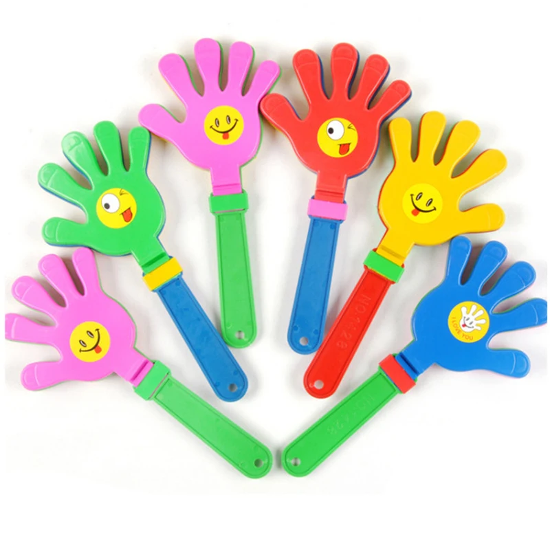 

1pc Fashion colorful hand clapper Concert party cheering props children clap Noise Makers small hands clapping toy