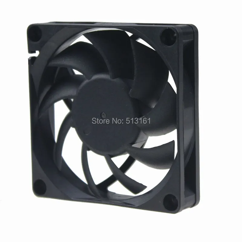 20pcs/lot Gdstime 70mm x 70mm x 15mm DC 12V 2Pin 7cm 7015 Computer CPU Cooler Cooling Fan