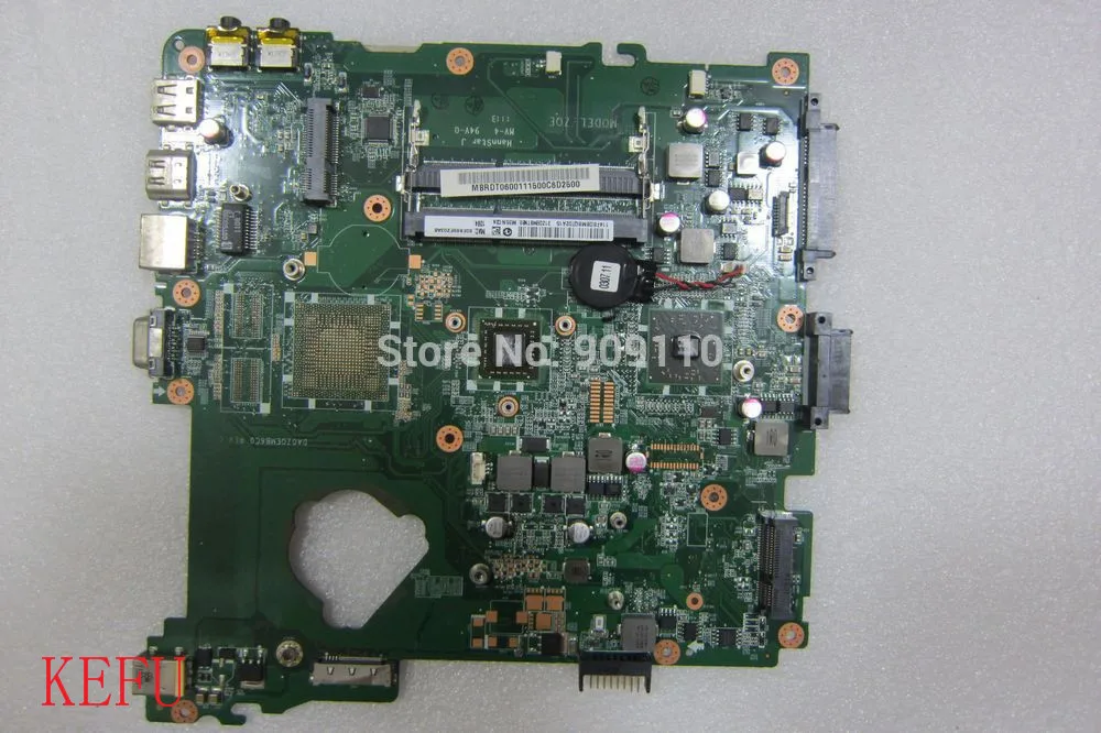 

KEFU for integrated with CPU For acer aspire AS4253 4253G laptop motherboard MBRDT06001 DA0ZQEMB6C0 mainboard full test