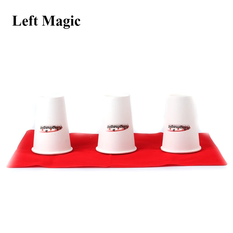 Cup And Coin Illusions Magic Tricks Coin Cross Magic Props Cup Close Up Stage Magic Accessary Magician Magic Funny Mentalism