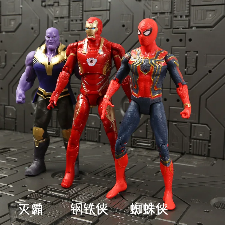 End เกมตัวเลขการกระทำ Captain Endgame Figurine Ironman Thanos Antman Thor ของเล่น