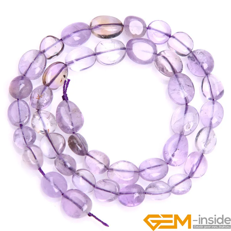 9x12mm Freeform Natural Stone Beads for jewelry making:Critines Amethysts Crystal Fluorite Amazonite Strand 15\