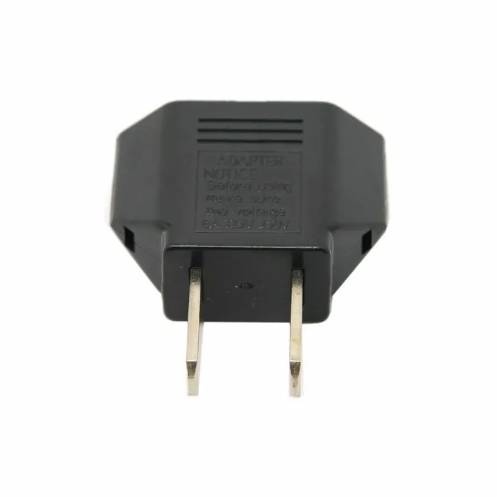 Adaptador adaptador eua eua para a ue europa EURO adaptador de carregador de parede plug ue adaptador para uso domestico