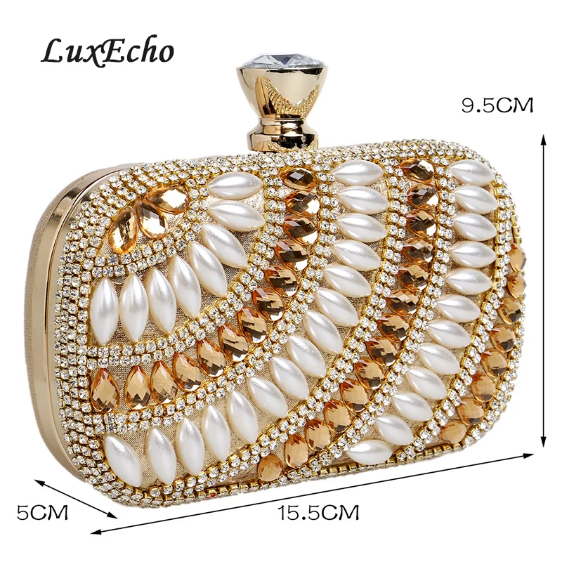 Fashion Girl Party/Wedding purse Woman's Fashion Evening Bags Beaded Day Clutches Fashion clutch bags small Pearl Purse