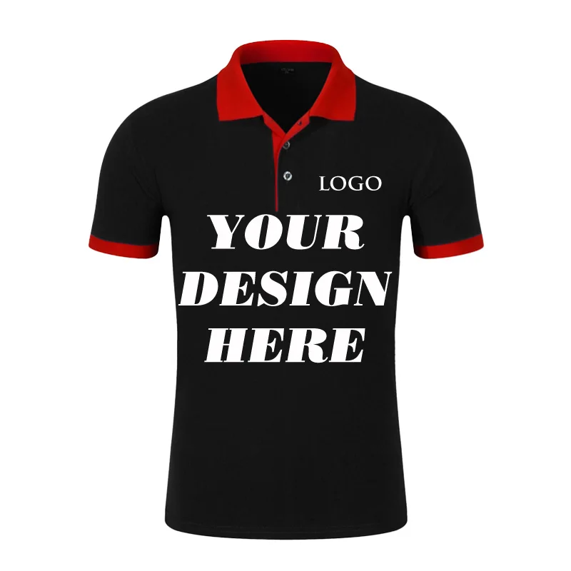 Summer Men Custom Print Short Sleeve Horse Polos Shirts Cotton Men Short Sleeve High Quantity Polo Men Business Shirt 13 Colors