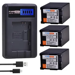 BP-828 BP 828 BP828 Camera Battery + LCD USB Charger for Canon VIXIA GX10 HFS30 HF20 HG20 G30 G40 XA20 XA25 HFM300