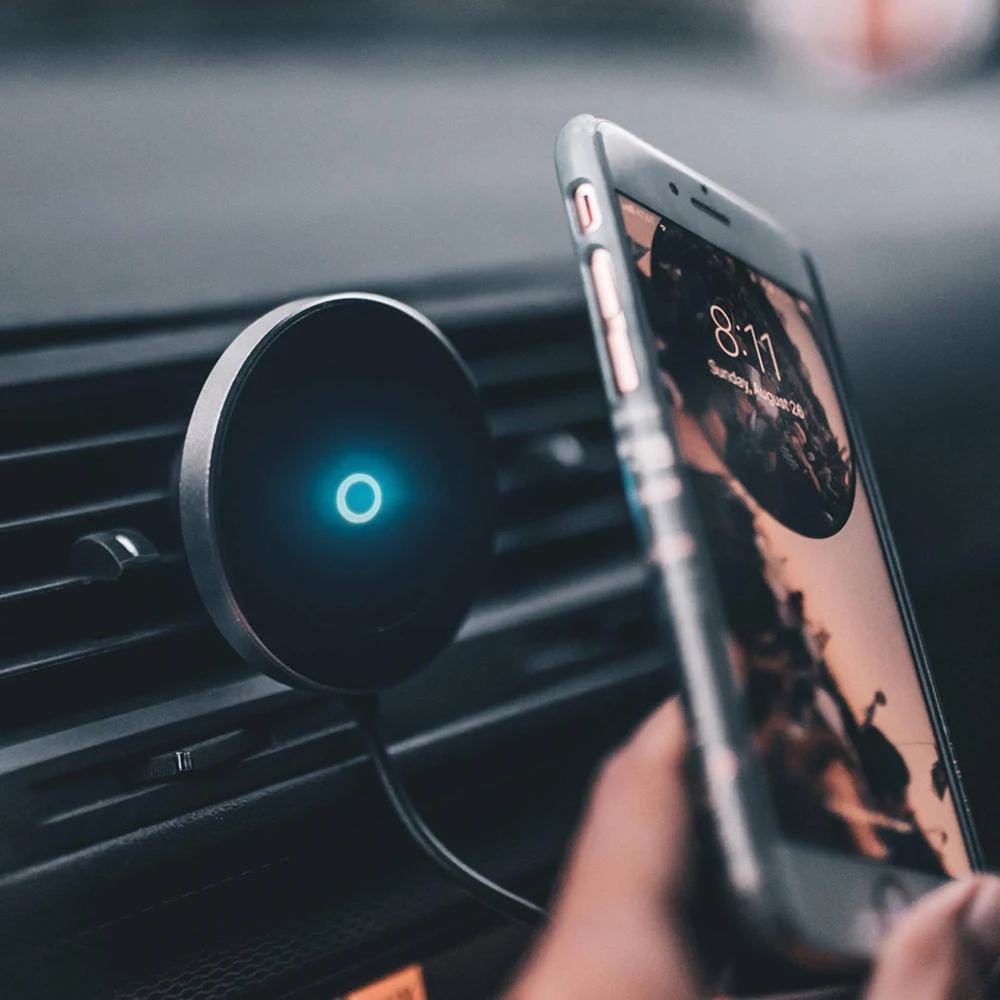 

360 Rotate Magnetic QI Car Wireless Charger Stand Dashboard Air Vent Bracket For IPhone 11 Pro Max XS XR Samsung S9 S21 S10 S20