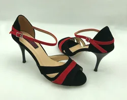 Comfortable and Fashional Argentina Tango Dance Shoes  Party Shoes Wedding Shoes  leather outsole T6241BRS in 9cm heel