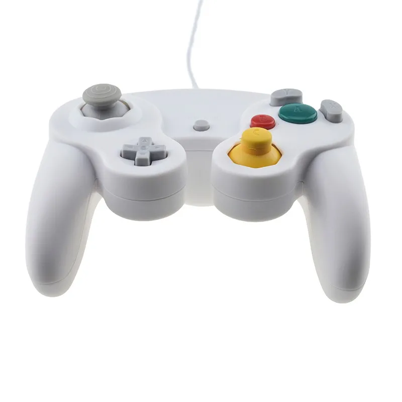 หลายสี Wired Controller สำหรับ Nintendo สำหรับ Gamecube คอนโซลจอยควบคุมเกมสำหรับ N-GC เกมคอนโซลควบคุม