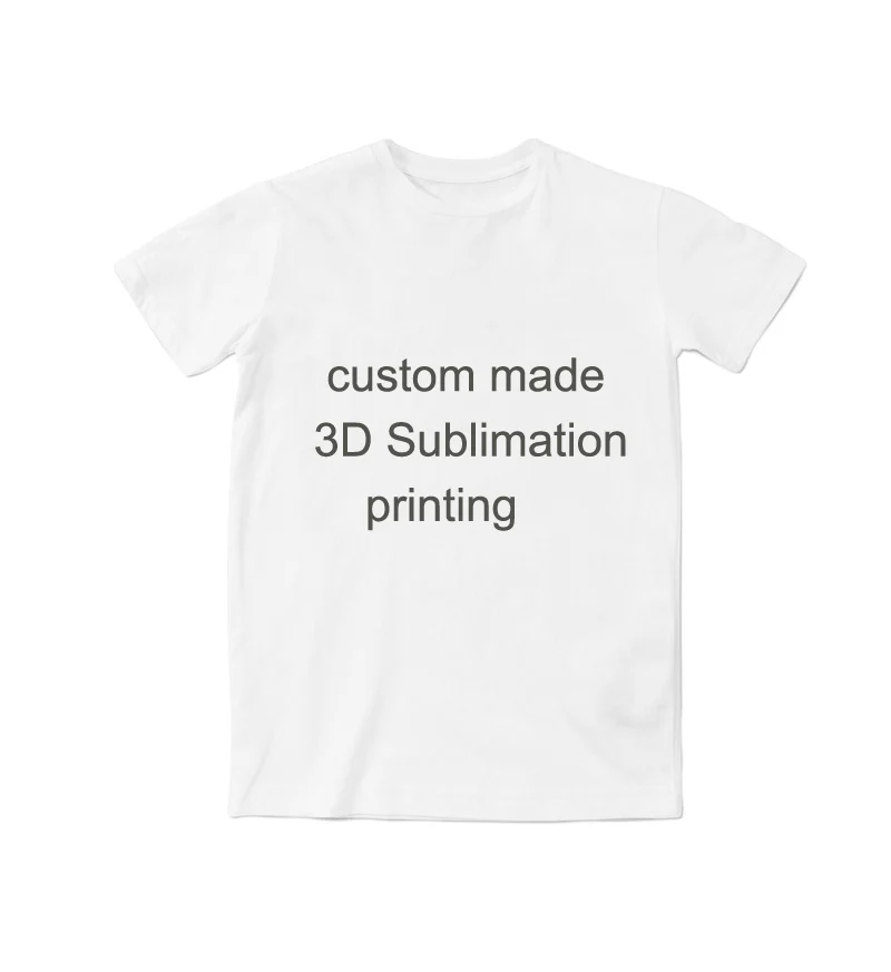 Custom Made Wholesale Price REAL American US SIZE Sublimation Print T-Shirt