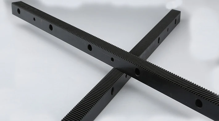 Черная Винтовая шестерня 1,25 mod cnc, зубчатая рейка длиной 670 мм, материал C45 для станка с ЧПУ