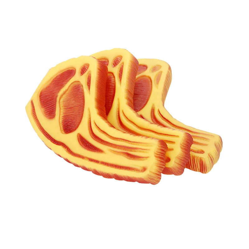 1 Pcs Pet Dog Chew Toys Rubber Pet Toy Simulation Steak Reflected Sound Toys Pet Dog Bite Toys Dog Toothbrush Pet Products