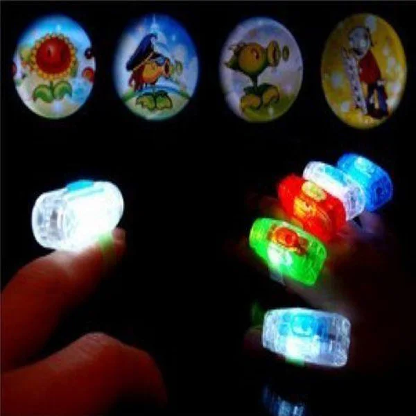 

2021 Promotion Hot Sell Educational Colorful Light Toy Led Ring Finger To Dazzling Small Projection Lamp Children Toys Flashing