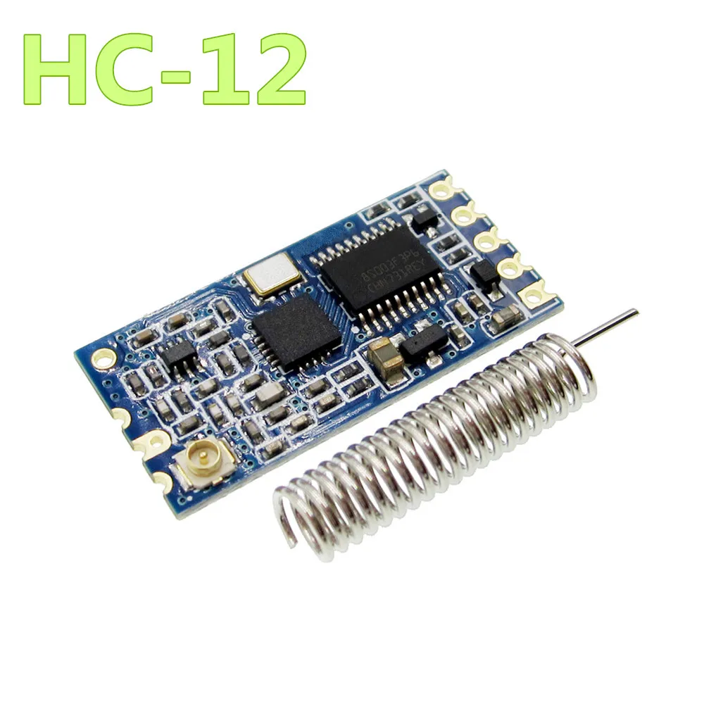 1Pcs New 433Mhz HC-12 SI4463 Wireless Serial Port Module 1000m Replace Bluetooth