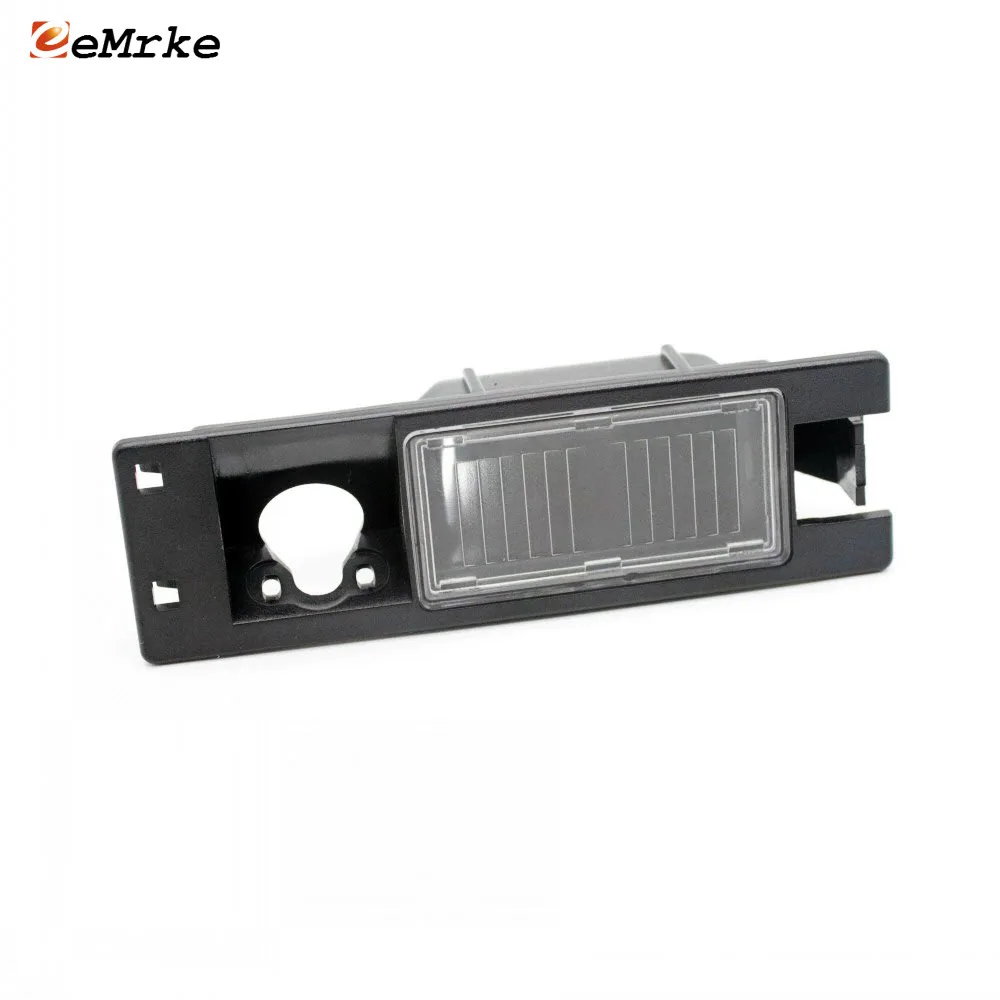 

EEMRKE Car Camera Bracket Black Color License Plate Lights Housing for Fiat Marea Multipla Punto 500L Doblo Croma Tipo 365