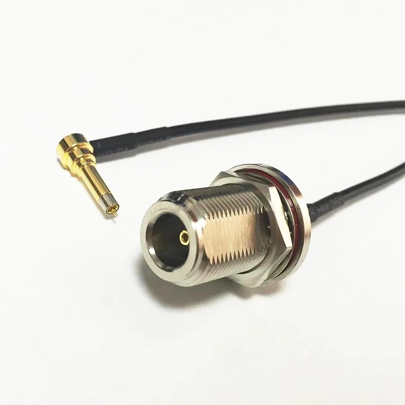 New Wireless Modem Wire N Female Jack Nut To MS156 Right Angle Connector RG174 Cable 20CM 8