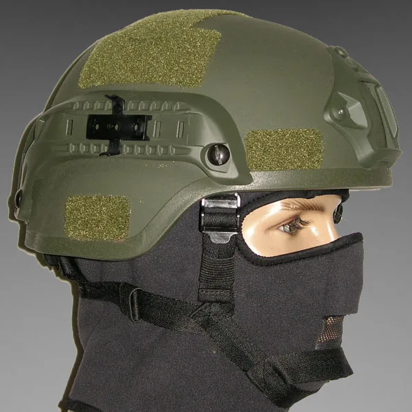 MICH 2000 Style ACH Tactical Helmet with NVG Mount and Side Rail for Airsoft Paintball Hunting Helmet 2000 ABS Helmet