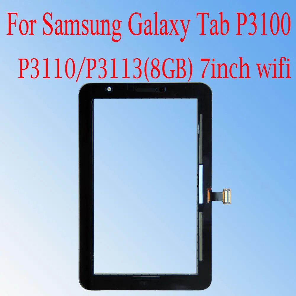 New For Samsung Galaxy Tab 2  P3100 P3110 LCD Tablet Touch screen Digitizer panel Sensor Glass Lens Panel 7'' inch+tools