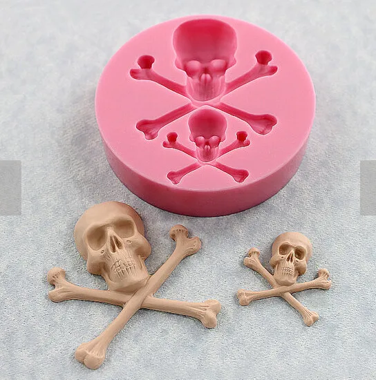 silicone molds cake decoration tools cake baking tools skull moulds Christian rose chocolate fandont mold Silica gel mould