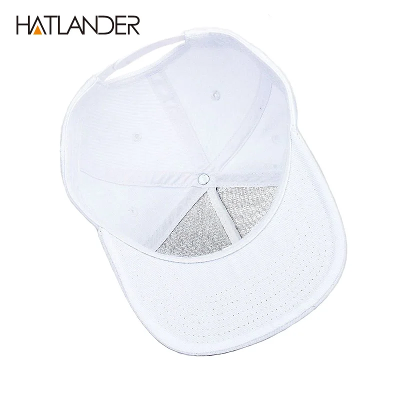 [HATLANDER]5 panel white baseball caps men women sports hats bone gorras Chief original snapback hip hop cap hat for boys girls