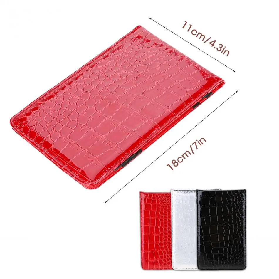 CRESTGOLF Golf Scorecard Holder Pu Leather Yardage Book Golf Score Wallet Golf Score Card Pocketbook Golf Gift Accessories