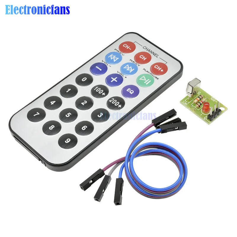 1 Set Infrarot-Fernbedienungsmodul, kabelloses IR-Empfängermodul, DIY-Kit, HX1838, intelligente Elektronik für Arduino, Raspberry Pi, DIY. – Detail 3