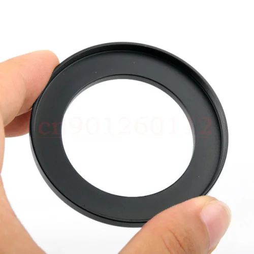 Baru 43 mm - 58 mm aluminium hitam jual logam 43 - 58 mm 43 sampai 58 43 mm ke 58 mm Step Up cincin, Filter adapter, Panas grosir