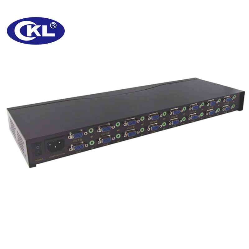 CKL-8A8 8x8 8 Porte in 8 Porta di uscita Matrice Interruttore VGA con Audio e IR remote Rackmount Metallo