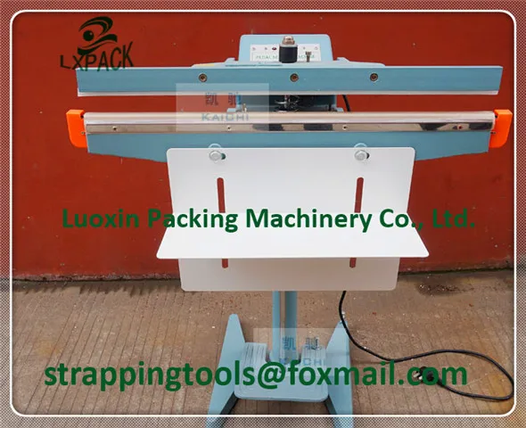 LX-PACK Lowest Factory Price Foot Pedal Impulse Sealer heat sealing machine Plastic Bag sealer 450mm 17 inch PEDAL SEALER