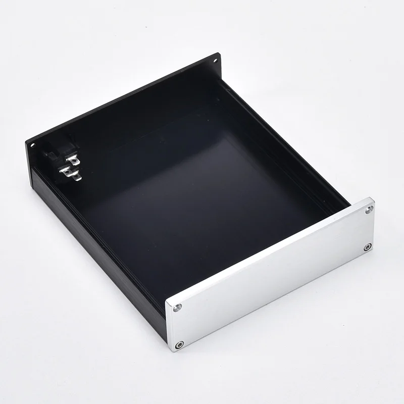 電源,アンプ,diy,amp project,w147,h42,d169mm用のアルミニウム製ハウジング
