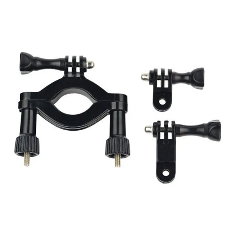 오토바이 마운트 자전거 핸들 바 시트 포스트 폴 롤 바 마운트, GoPro Hero 6/5/4/3 +/3/2/1 용 확장 암 포함 Xiaomi Yi