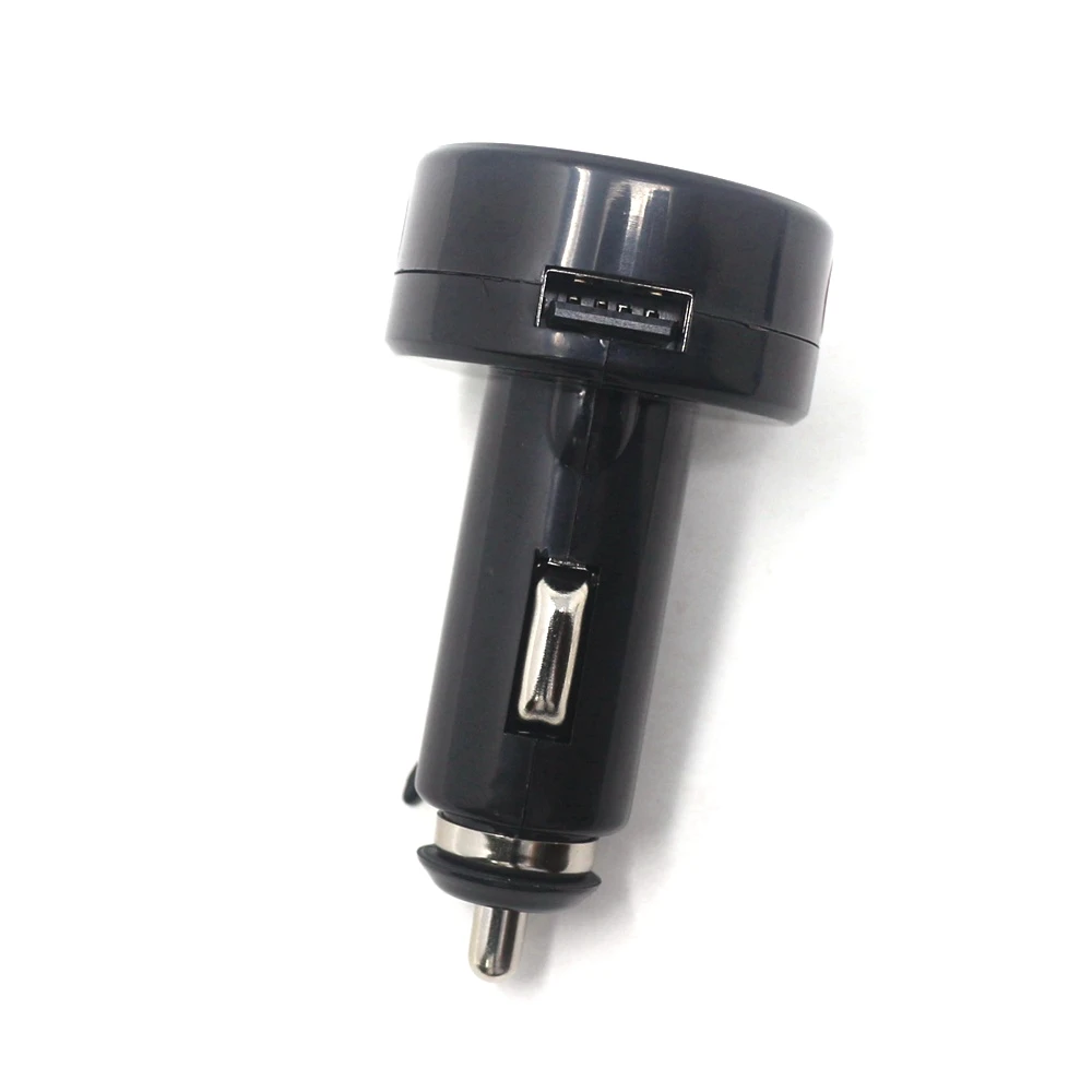 Imagem -02 - Carregador Usb Digital para Carro Voltímetro e Medidor de Temperatura de Bateria de 12v e 24v