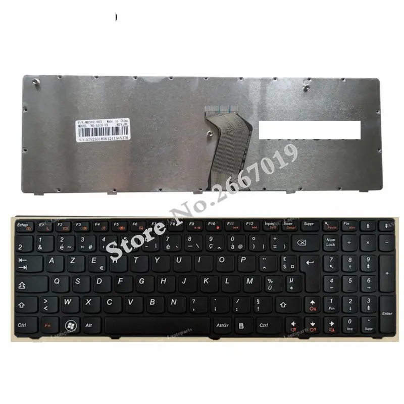 

French FOR LENOVO G575 G570 G560 Z560 Z560A Z560G Z565 G570AH G570G G575AC G575AL G575GL G575GX G780 G770 FR Laptop keyboard