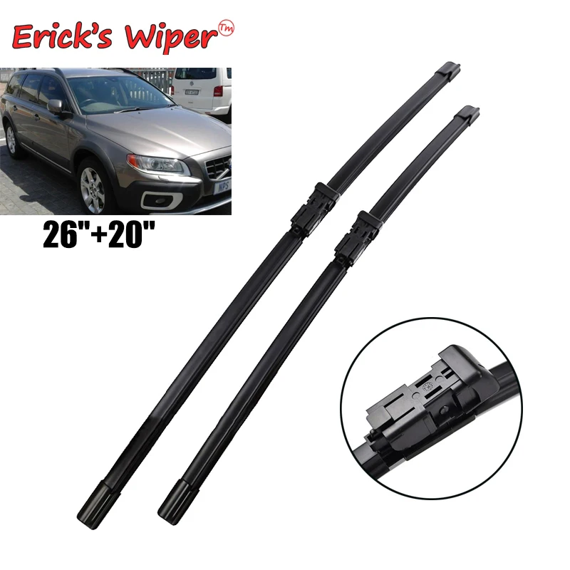 Ener's Wiper LHD spazzole tergicristallo anteriori per Volvo XC70 2008 - 2016 parabrezza finestra pulita spazzole antipioggia per auto 26 ''+ 20''