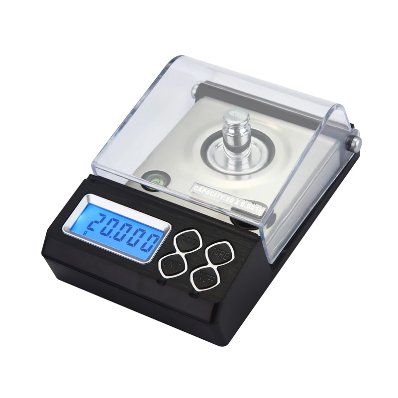 0.001g Digital Counting Carat Scale 20g 30g 50g 0.001g Precision Portable Electronic Jewelry Scales Gold Germ Medicinal Balance