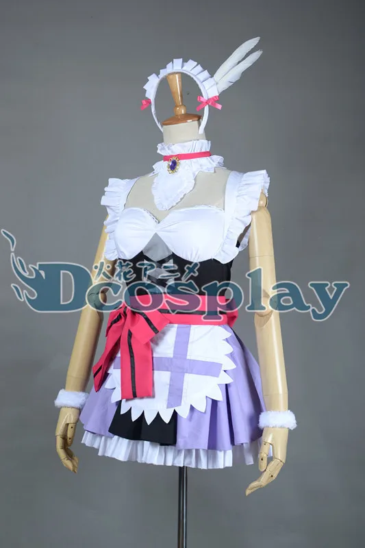 Love Live Toujou Nozomi White Girls Maid Cosplay Costume