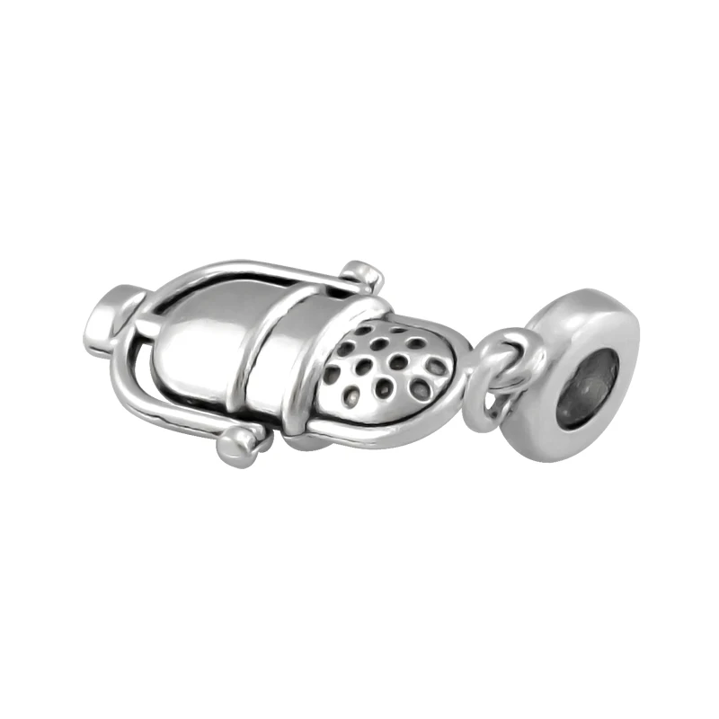 Silver Color Musical Microphone Pendant Charms Fit Original Pandora Charm Beads Bracelet DIY Fashion Jewelry SPP205