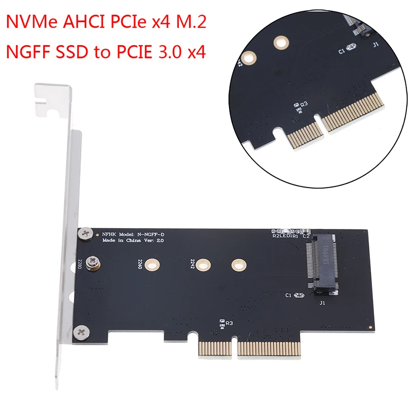 NVMe AHCI PCIe X4 M.2 NGFF SSD PCIE 3.0 X4 Converter Adapter Card
