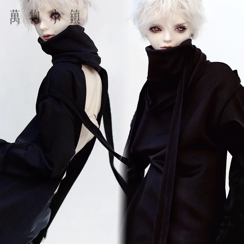 

NEW Sexy Black Backless High Collar Sweater T-shirt 1/3 uncle Boys Girls BJD SD Doll Clothes