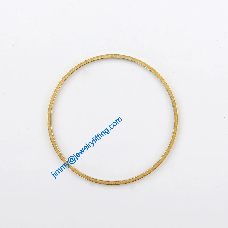 

3000PCS Raw Brass Circle 30*1*1mm copper Rings jewelry findings Conntctors Quoit